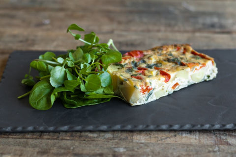 Tortilla Espanola & Green Seed Salad